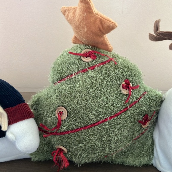 St. Nicholas Square Snowmen Doorstop Plush Christmas Trees - Picture 9 of 16